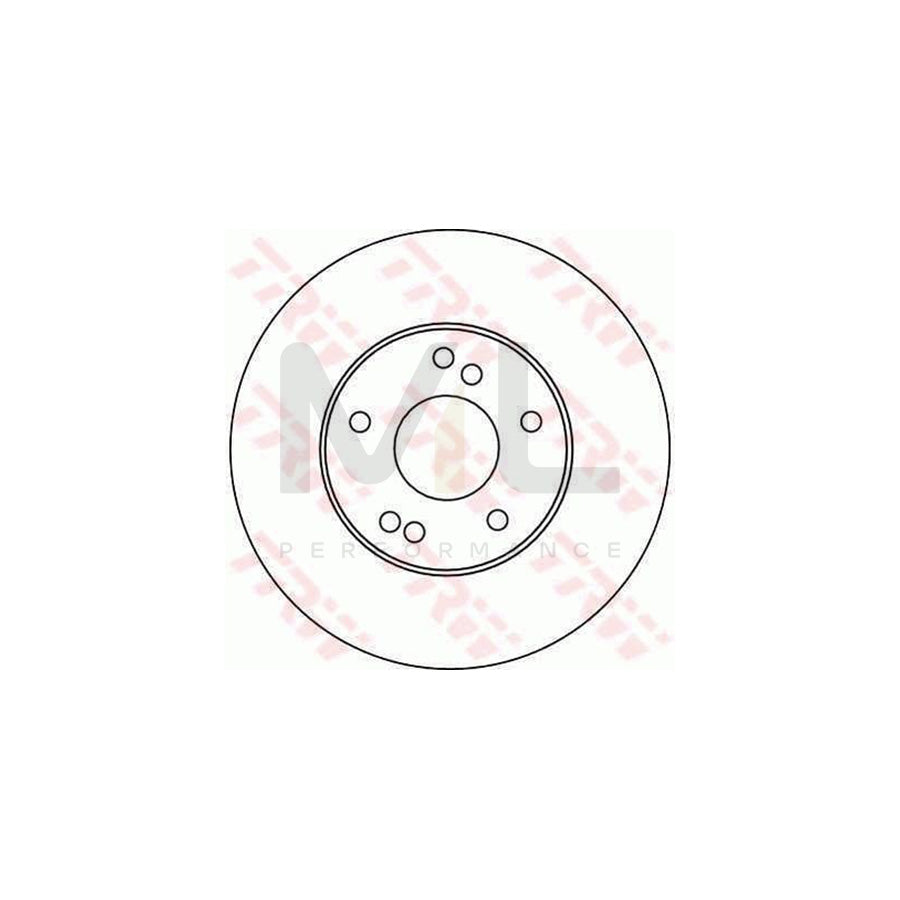 TRW DF4090 Brake Disc Vented - 1 piece