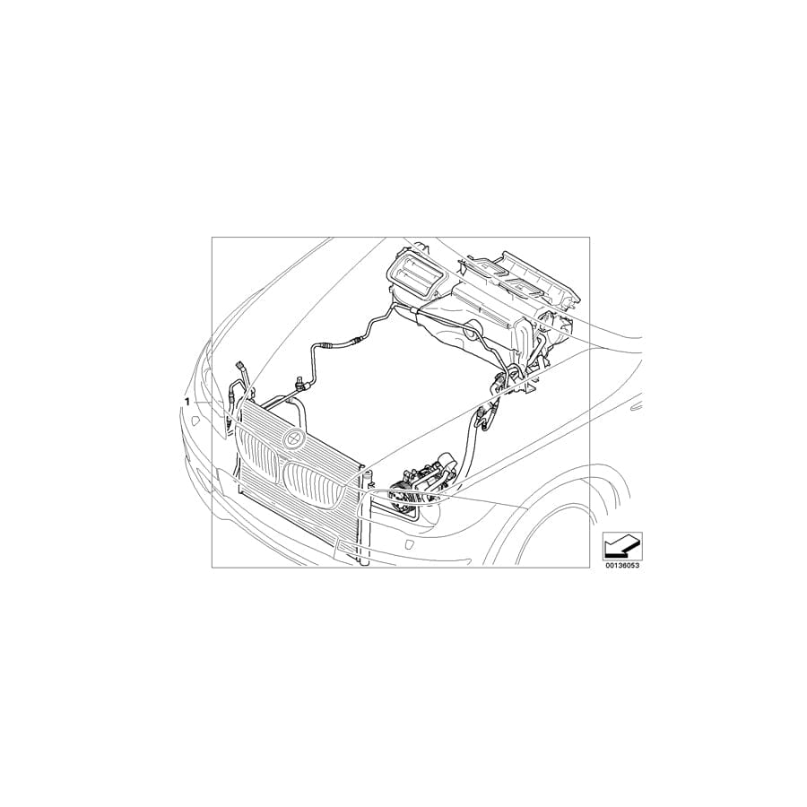 Genuine BMW 11617580782 E81 E90 E87 Sucking Jet Pump With Lines (Inc. 116i 1.6, 320si & 316i)