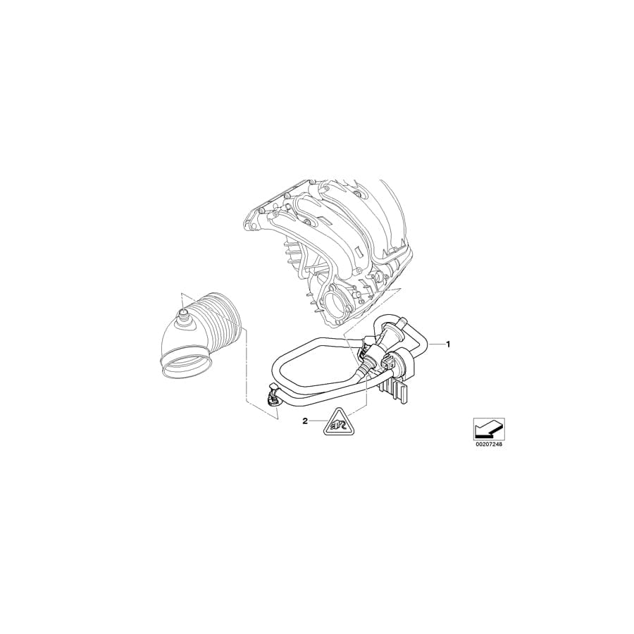 Genuine BMW 11617578888 E81 E90 Sucking Jet Pump With Lines (Inc. 116i 1.6 & 316i)