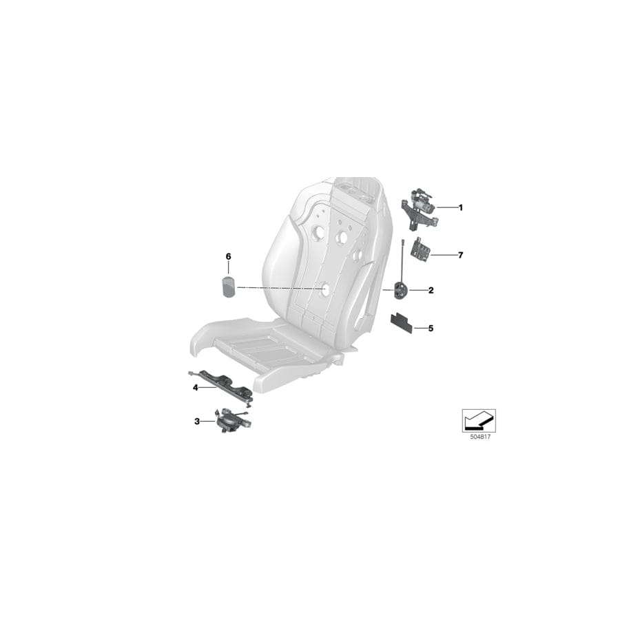 Genuine BMW 52107466223 G15 G14 G16 Bracket, Transfer Point (Inc. 840i, 840iX & 840dX)