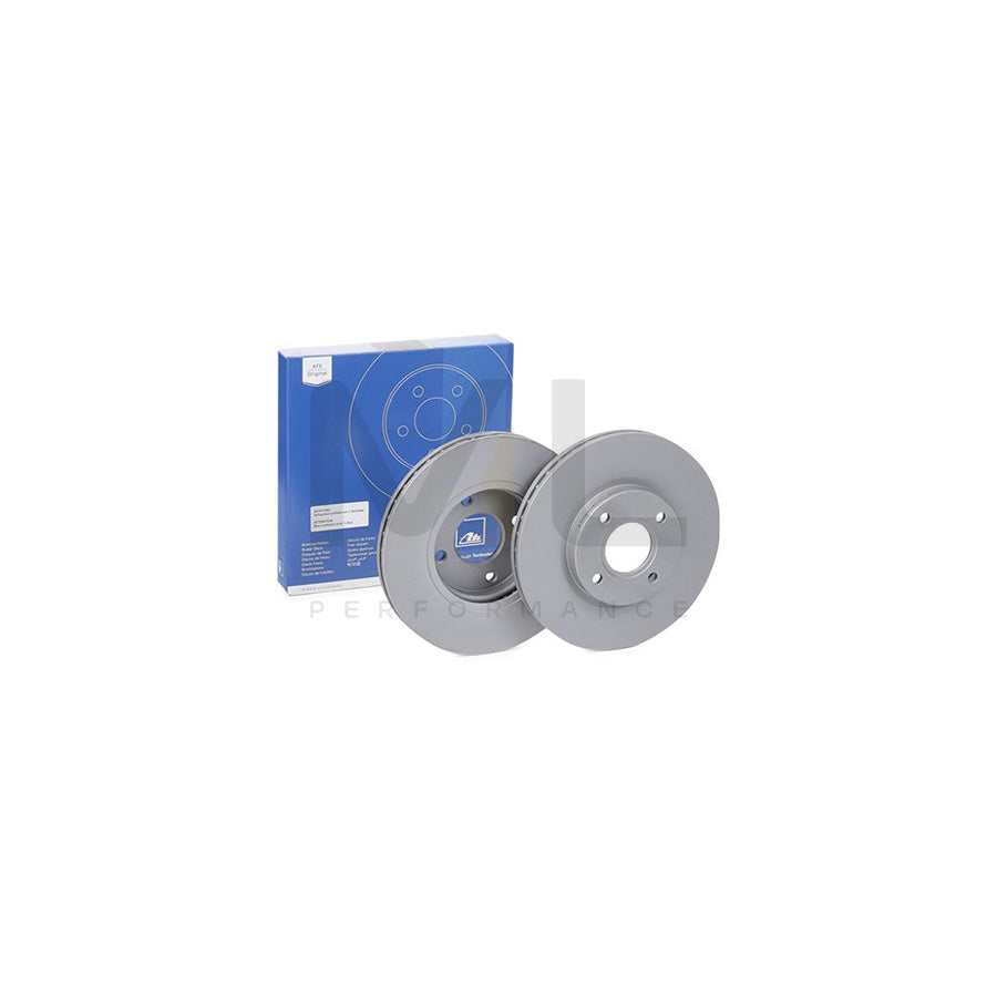 ATE 24.0123-0122.1 Brake Disc Vented, Coated - 1 piece