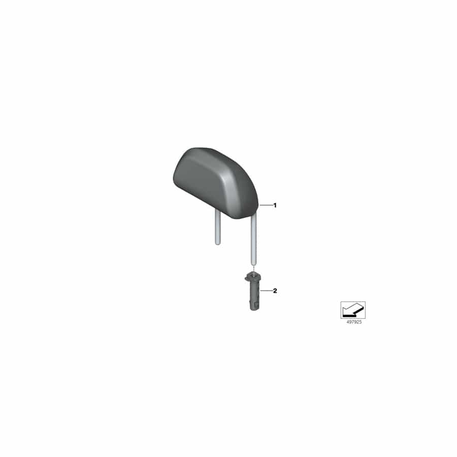 Genuine BMW 52207499679 G14 Headrest Leather FIONAROT (Inc. 840i, 840dX & M850iX)
