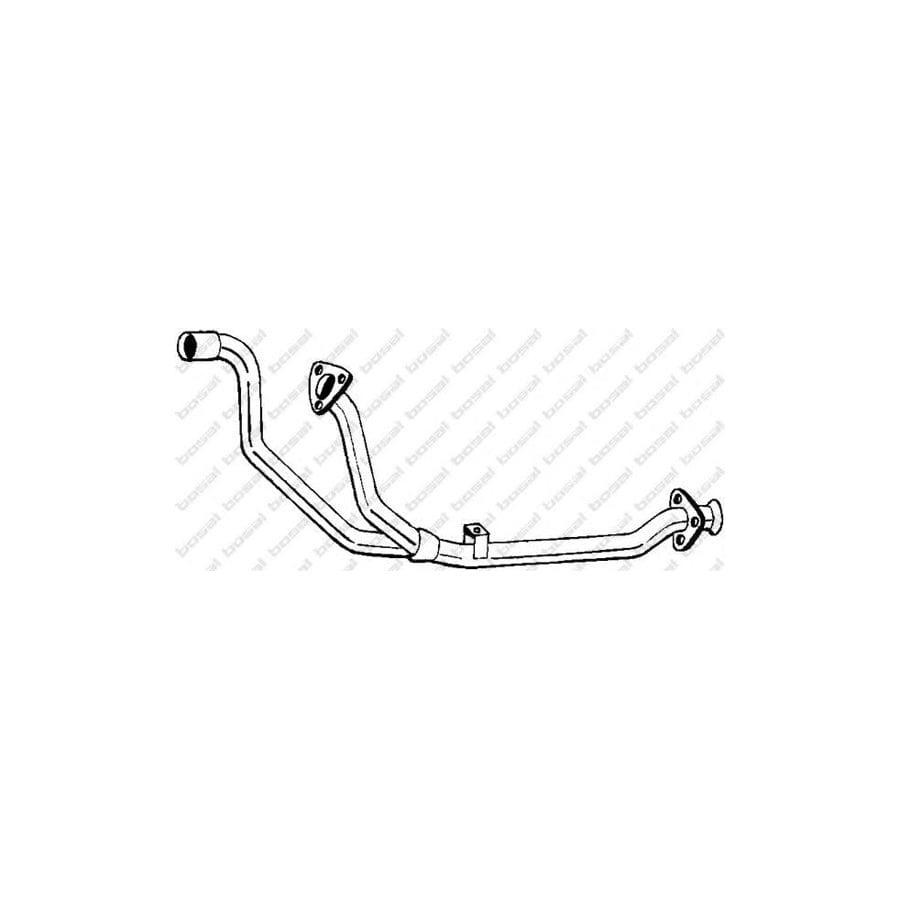 Bosal 829-925 Exhaust Pipe for Volvo 240