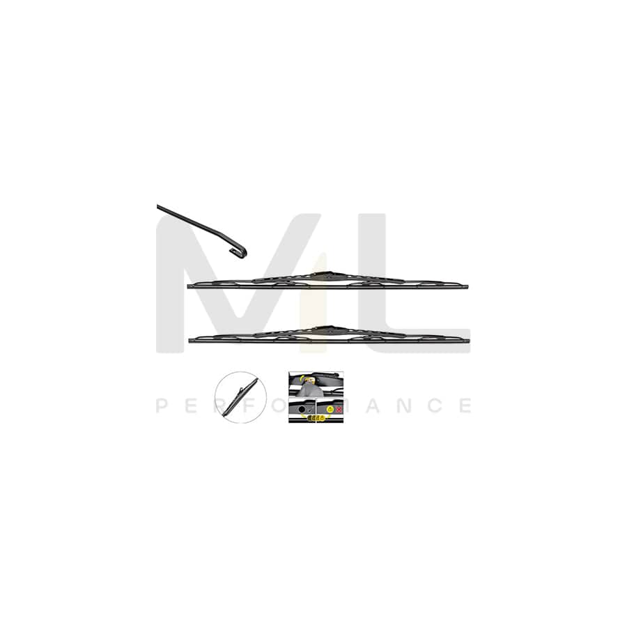 Valeo Silencio Specific Wiper Blade Set Vm209 Front