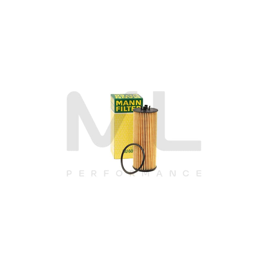 MANN-FILTER HU 6009 z Oil Filter with seal, Filter Insert