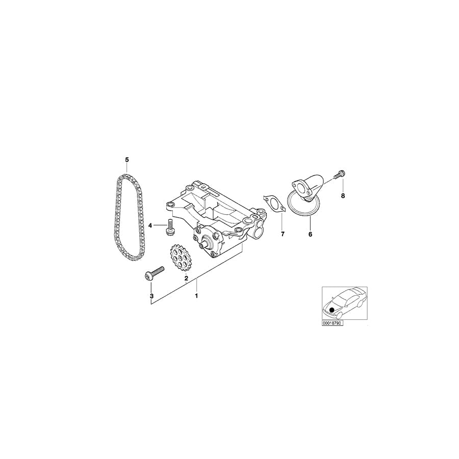 Genuine BMW 11412248294 E39 Intake Tube (Inc. 525d & 530d)
