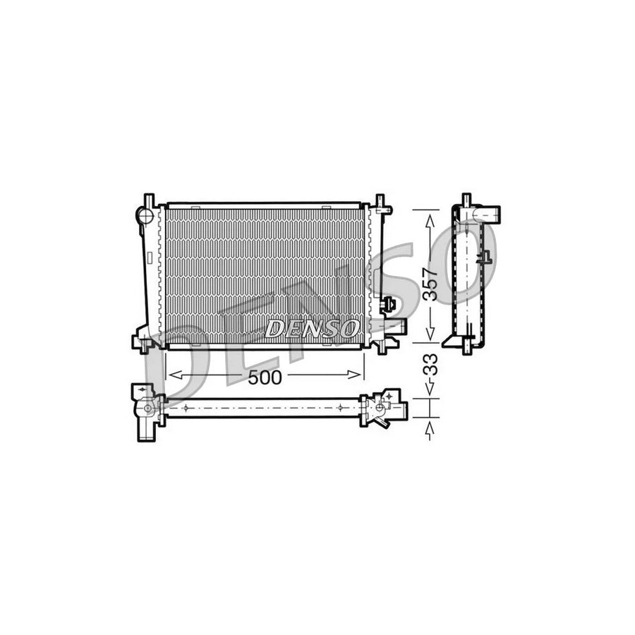 DENSO DRM10039 Engine Radiator
