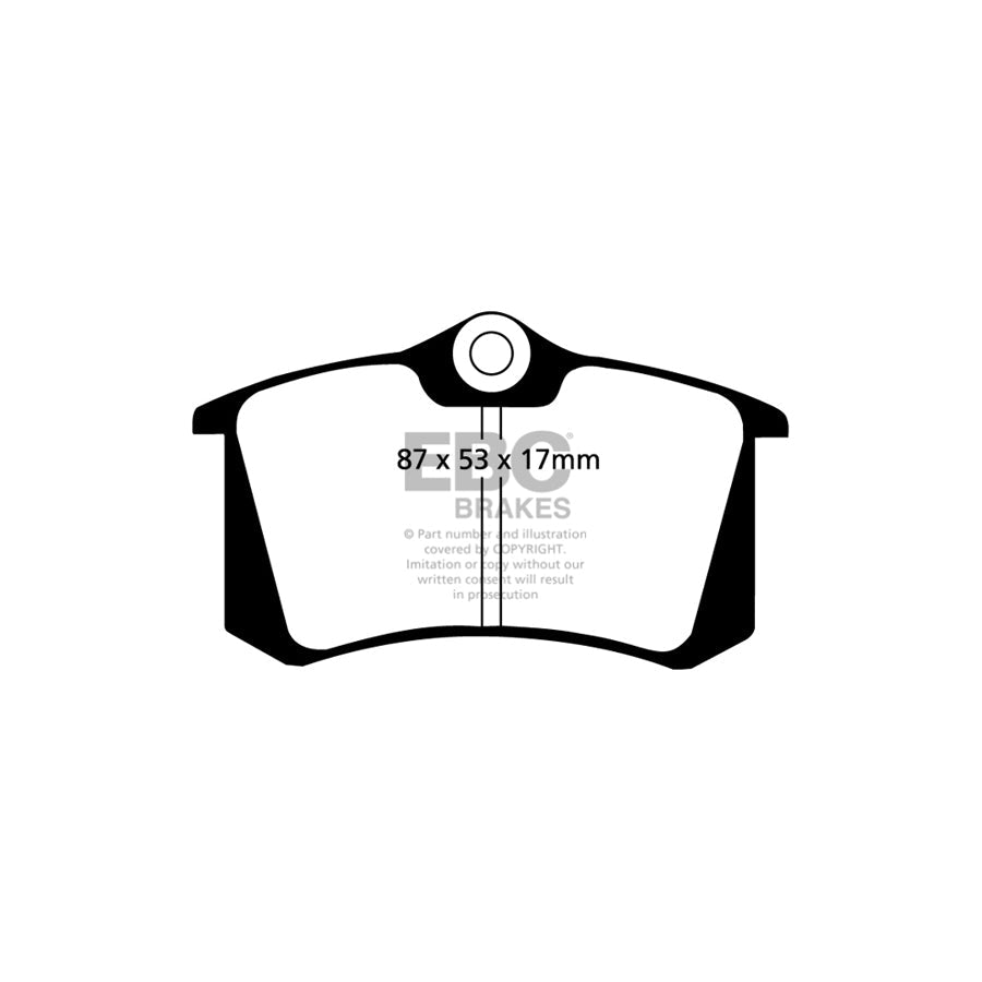 EBC PD40K1739 Skoda VW Ultimax Pad & Plain Disc Kit - Girling/TRW Caliper (Inc. Octavia 1U & Golf Mk4) 3 | ML Performance UK Car Parts