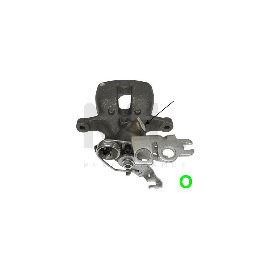 TEXTAR 38053000 Brake Caliper for VW CADDY without holder