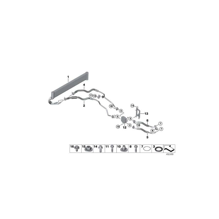 Genuine BMW 17227850615 F82 F83 Spacer Sleeve (Inc. M4, M3 & M4 GT4)