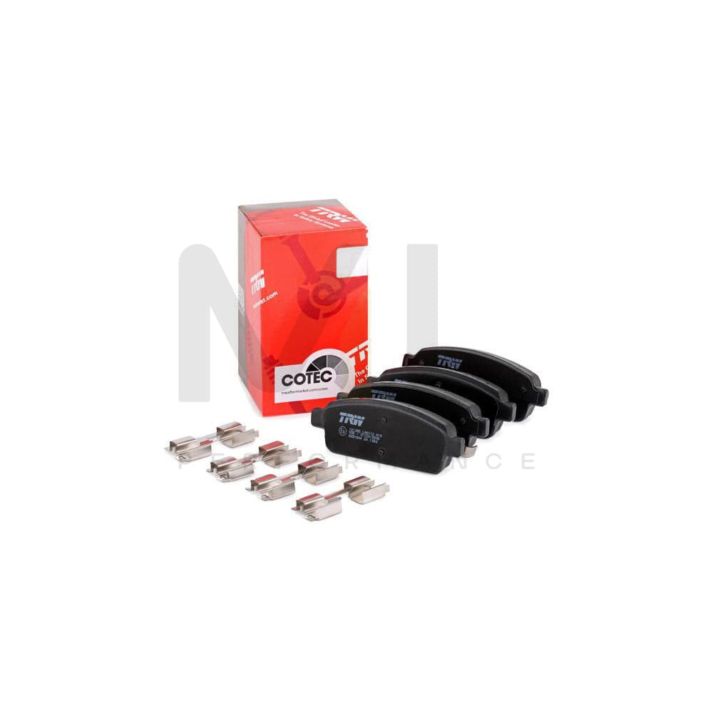 TRW Cotec Gdb1844 Brake Pad Set With Acoustic Wear Warning