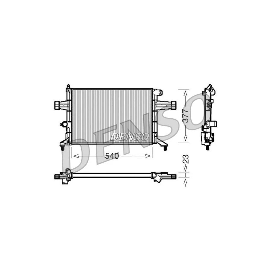 DENSO DRM20082 Engine Radiator