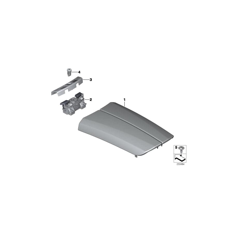 Genuine BMW 51169142175 F07 Locking Mechanism For Armrest (Inc. 550iX 4.0, 530d 155kW & 535iX)