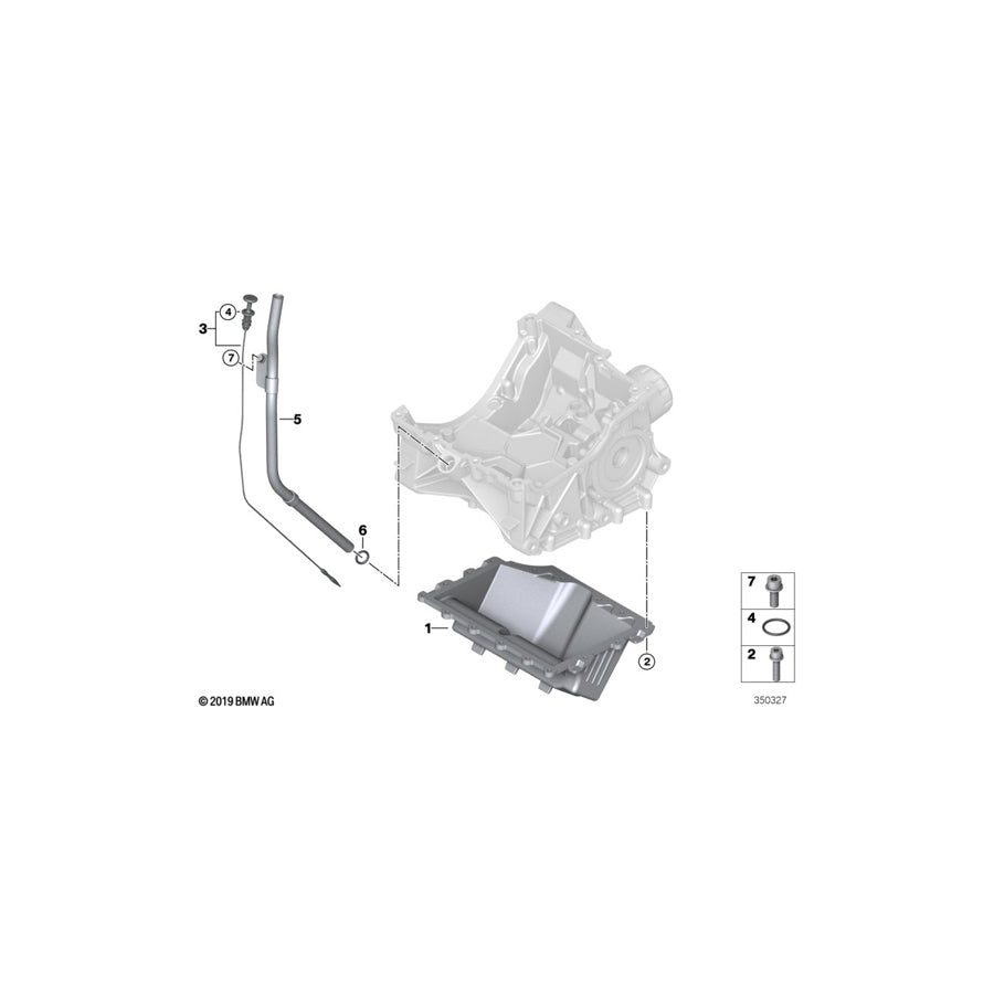 Genuine BMW 11438528935 Dipstick (Inc. i3)