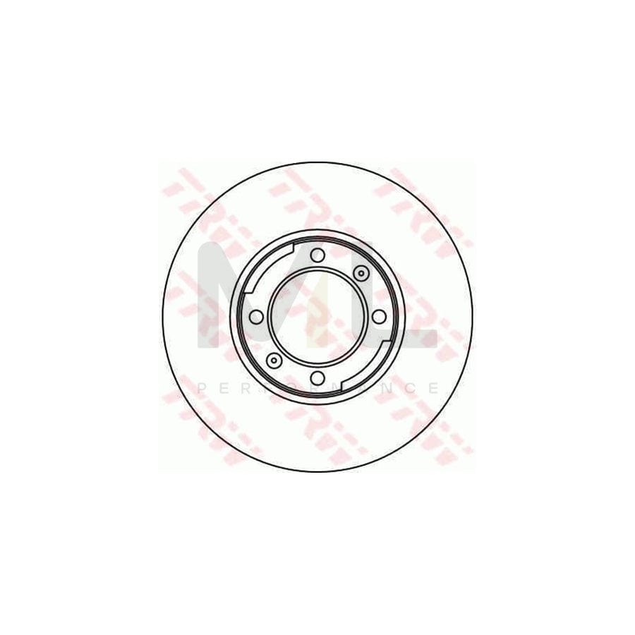 TRW DF1704 Brake Disc Solid - 1 piece