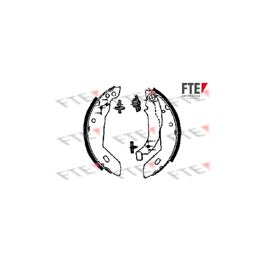 FTE 9100008 Brake Shoe Set