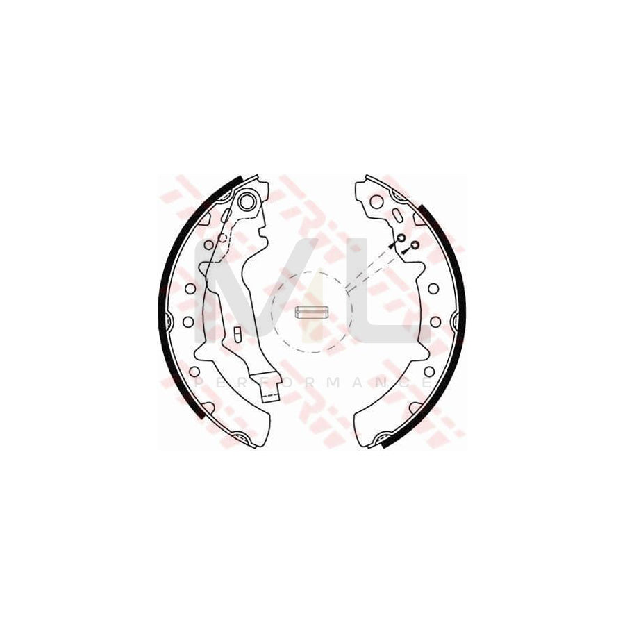 TRW GS8603 Brake Shoe Set