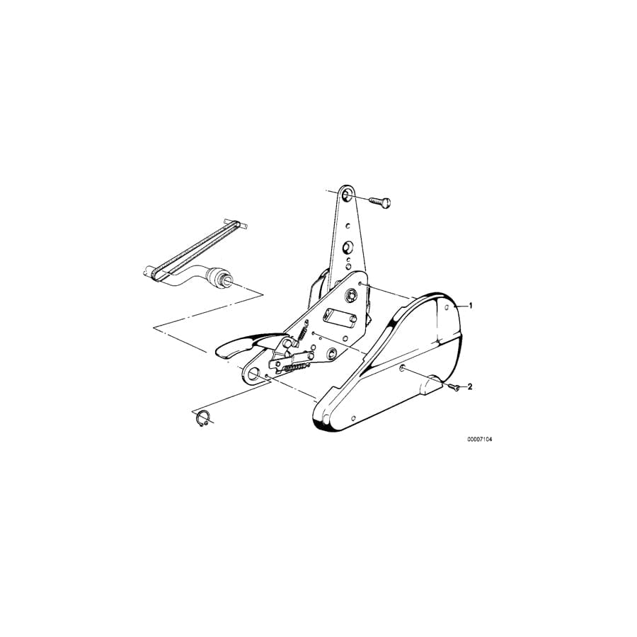Genuine BMW 52101968656 E24 Covering Inner Right HAVANNA (Inc. 635CSi & M635CSi)