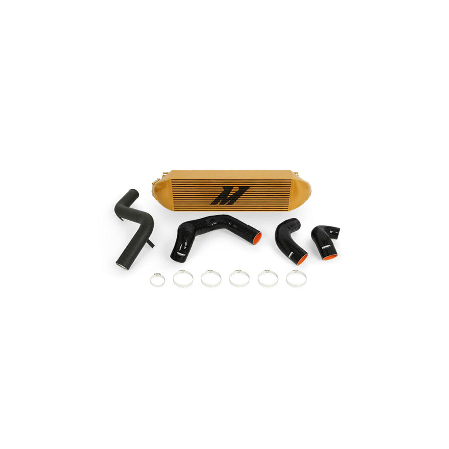 Mishimoto MMINT-FOST-13KBGD 2013+ Ford Focus ST Gold Intercooler w/ Black Pipes