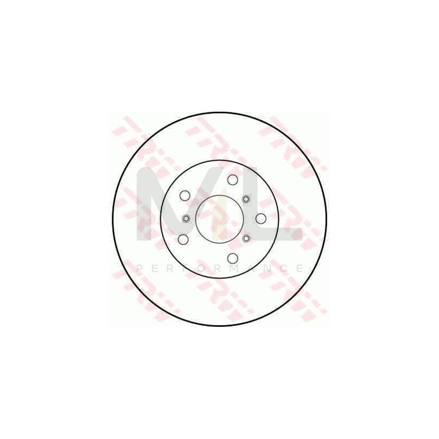 TRW DF1417 Brake Disc Vented - 1 piece
