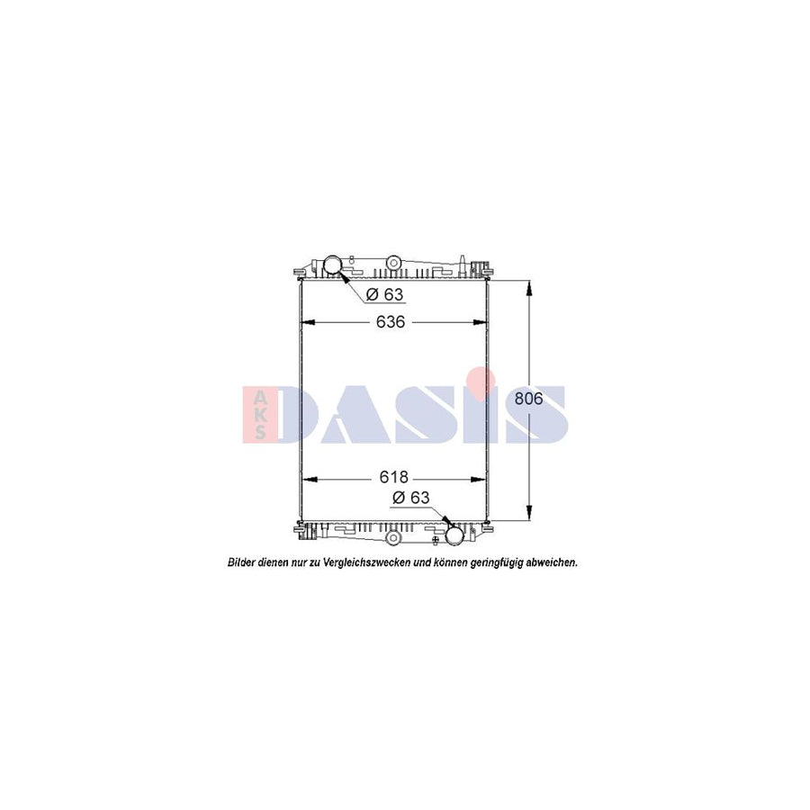 AKS Dasis 290006S Engine Radiator