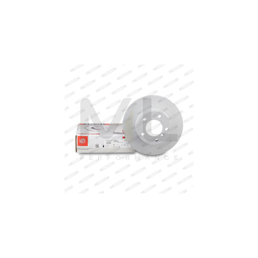 Ferodo DDF240-1 Brake Disc Solid, With Bolts/Screws - Pair