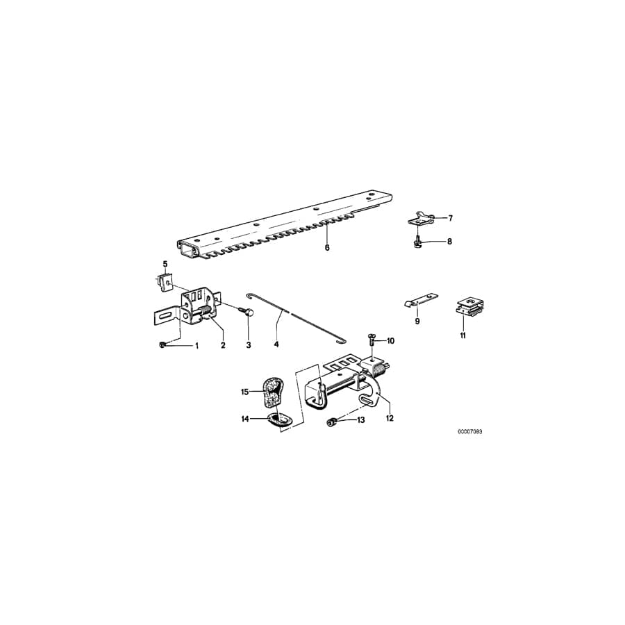 Genuine BMW 52101844374 E21 Connection Rod (Inc. 318, 320i & 316)