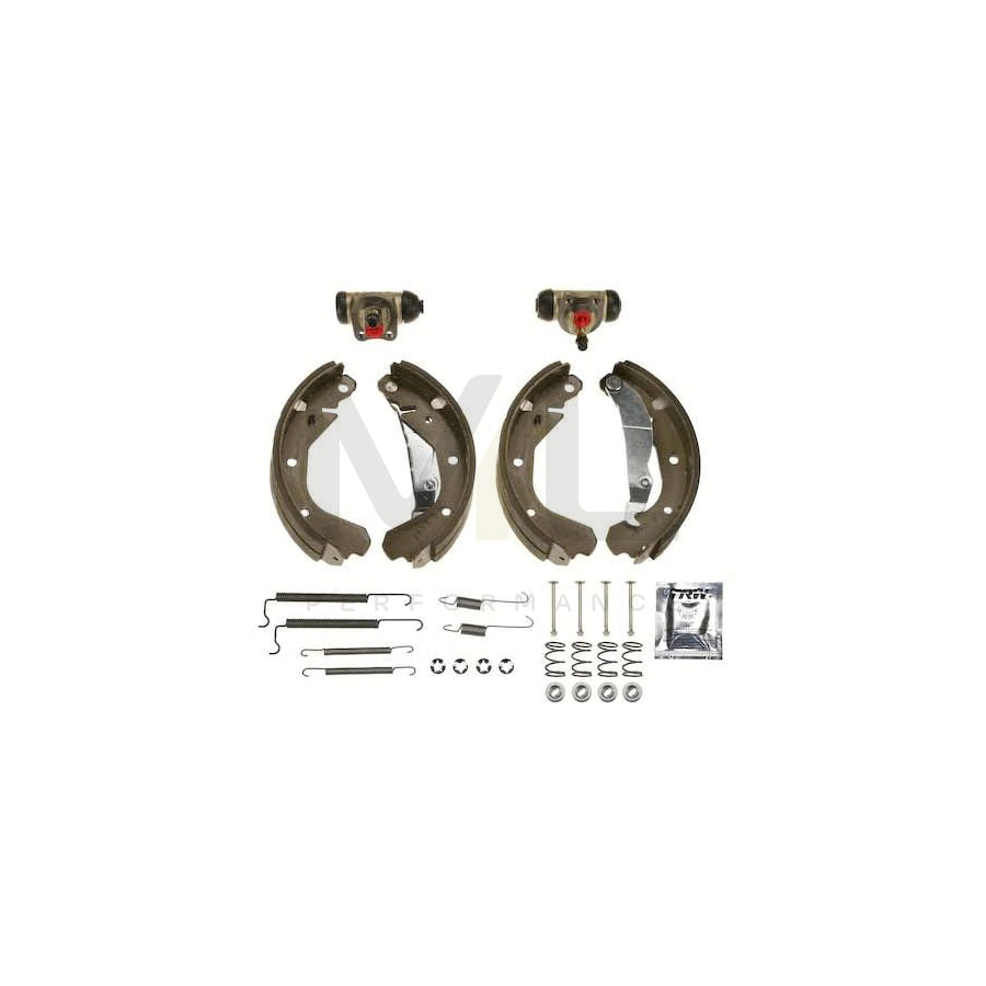 TRW BK1607 Brake Shoe Set with wheel brake cylinder, Brake Kit