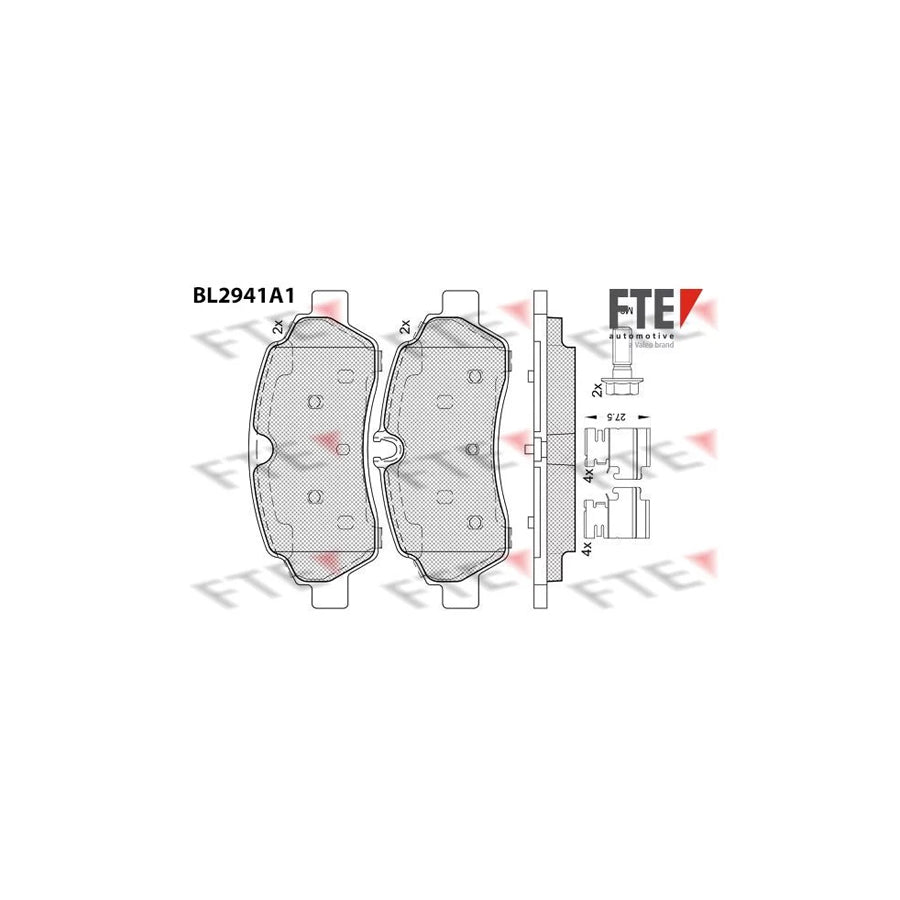 FTE 9011185 Brake Pad Set