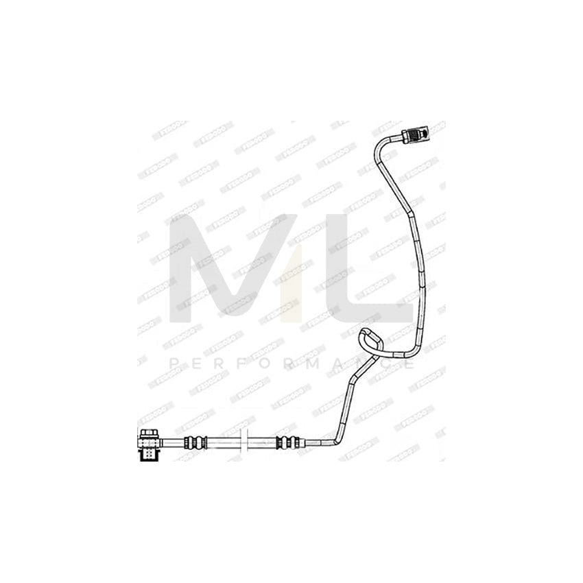 Ferodo FHY2518 Brake Hose 335Mm, M 10X1