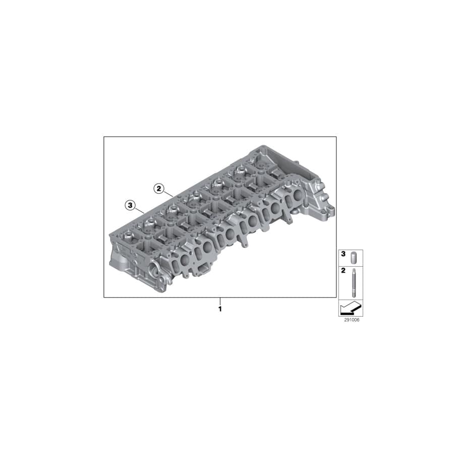 Genuine BMW 11128518206 F11 F10 F15 Asa-Stud Bolt (Inc. M550dX, X6 M50dX & 750dX)