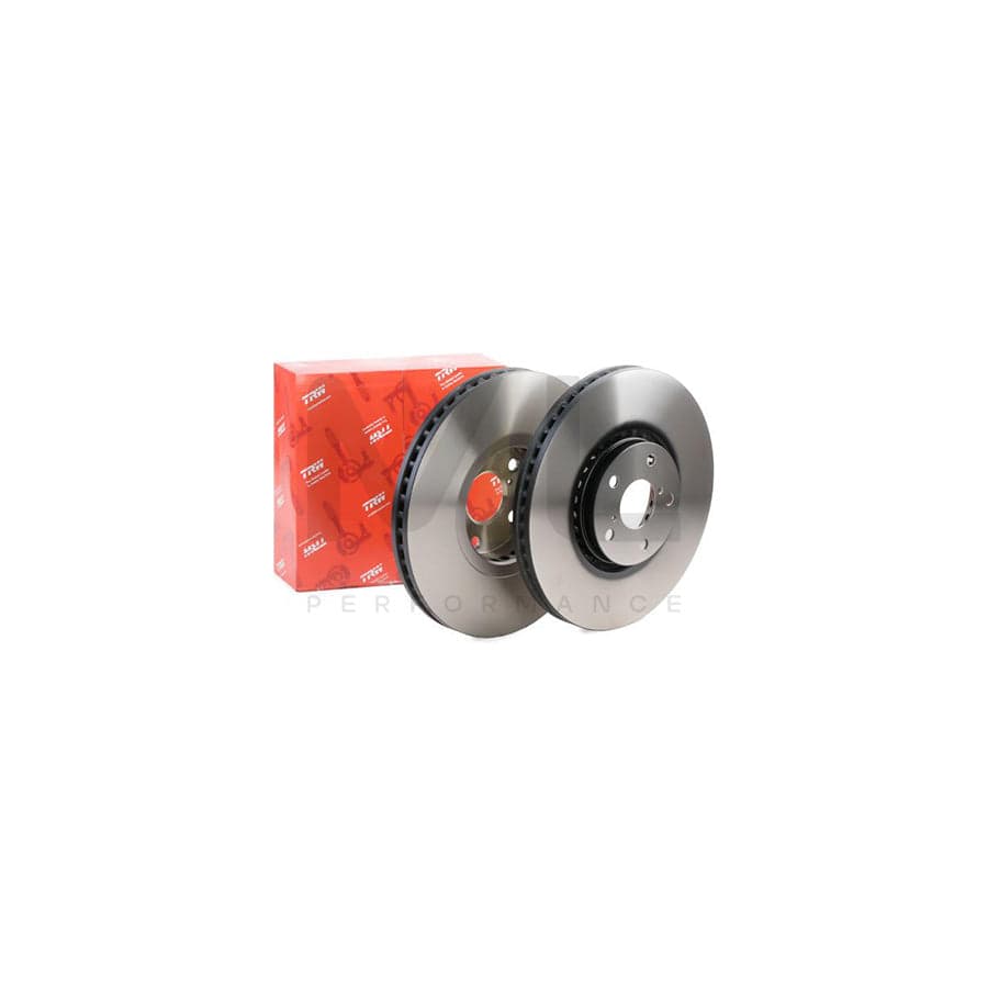 TRW DF4855S Brake Disc Left Front, Vented, Painted, High-carbon