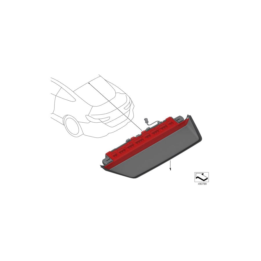 Genuine BMW 63257476922 F92 G15 Third Stoplamp (Inc. 840iX, 840dX & M850iX)