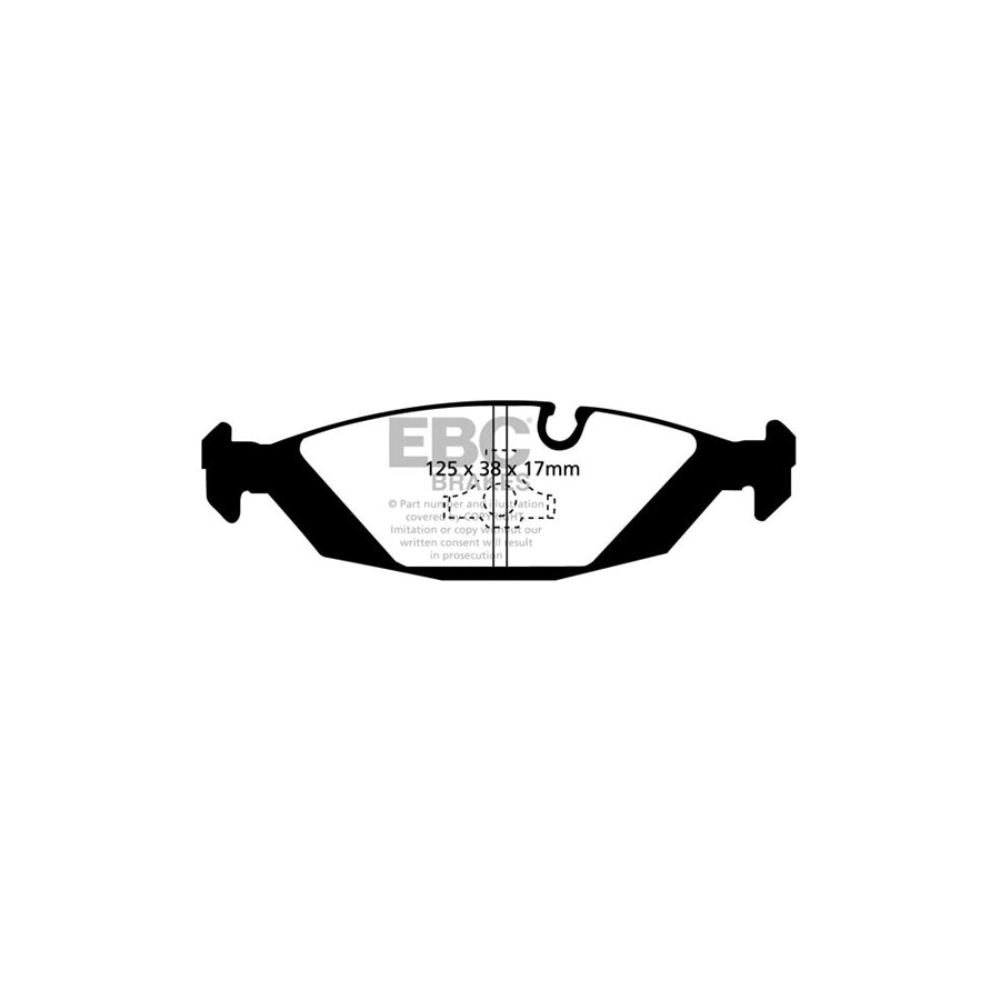 EBC PDKR122 BMW E30 Ultimax Rear Brake Pad & Plain Disc Kit - ATE Caliper 2 | ML Performance UK Car Parts