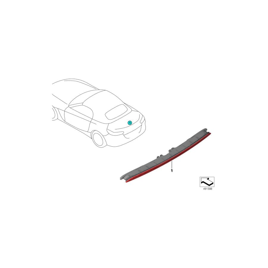 Genuine BMW 63257439015 G29 Third Stoplamp (Inc. Z4)