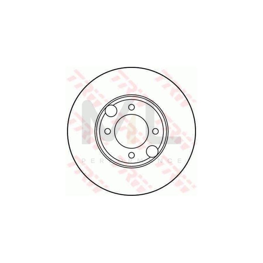 TRW DF1878 Brake Disc Solid - 1 piece