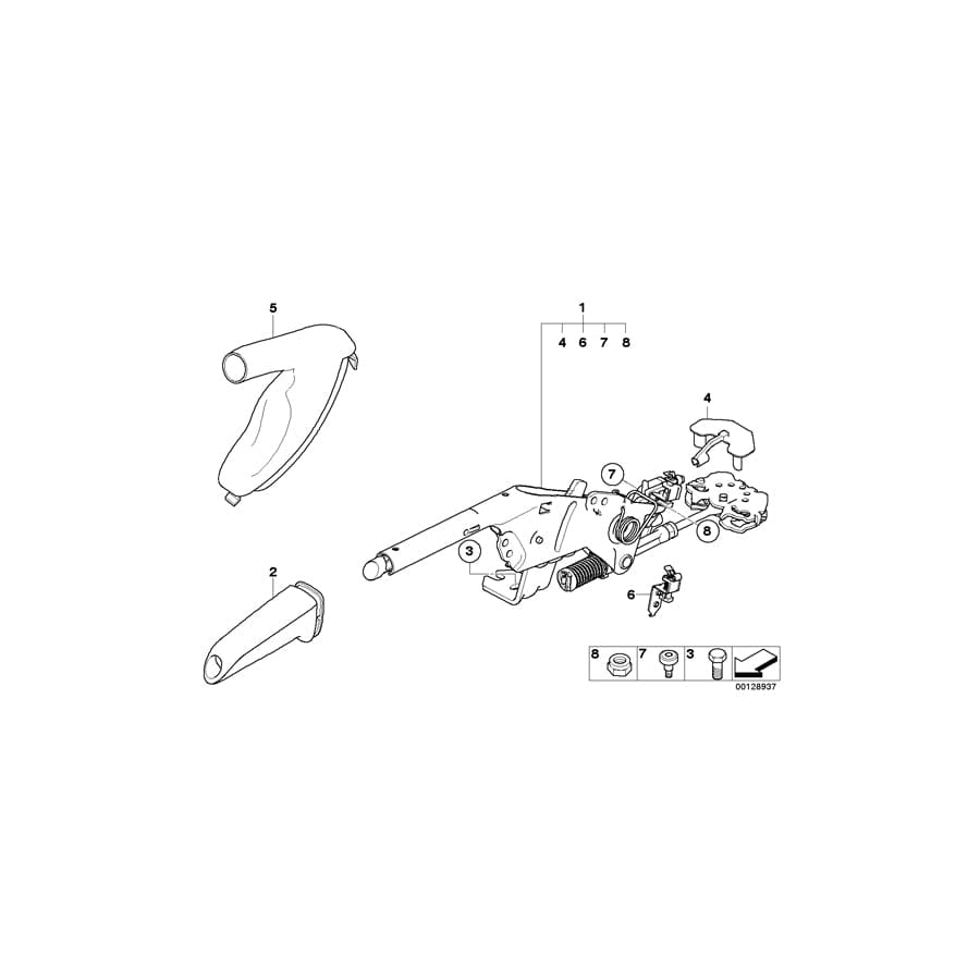 Genuine BMW 34406764953 E63 E64 E86 Screw M4 (Inc. X3 3.0sd, Z4 3.0i & 520i)