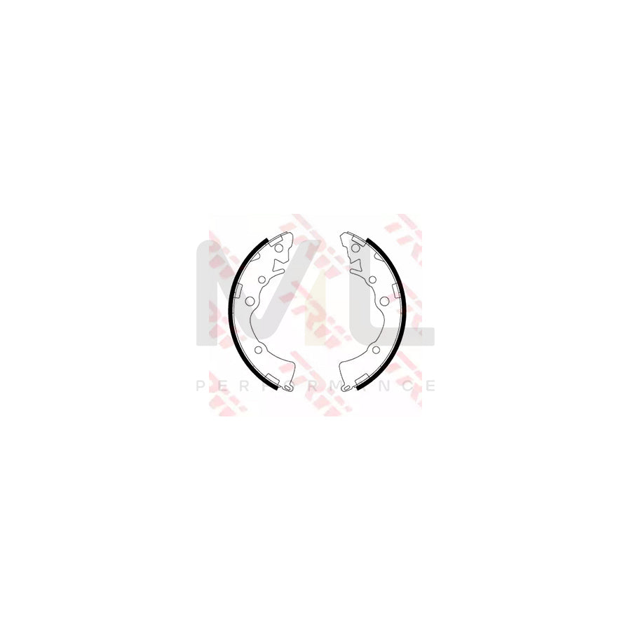 TRW GS8812 Brake Shoe Set for KIA Picanto II (TA)
