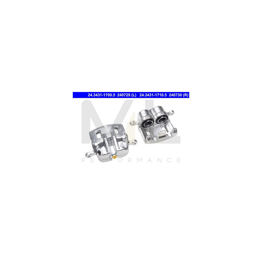 ATE 24.3431-1709.5 Brake Caliper without holder