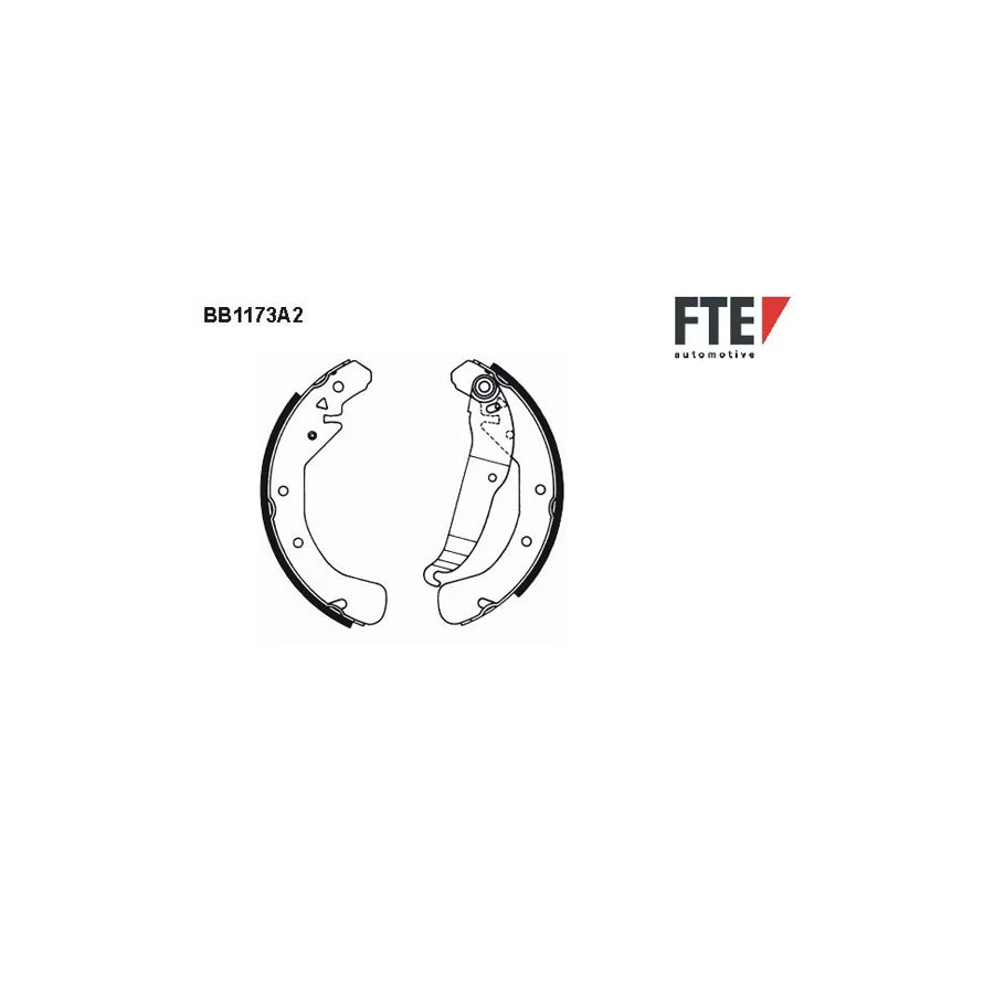FTE 9100038 Brake Shoe Set