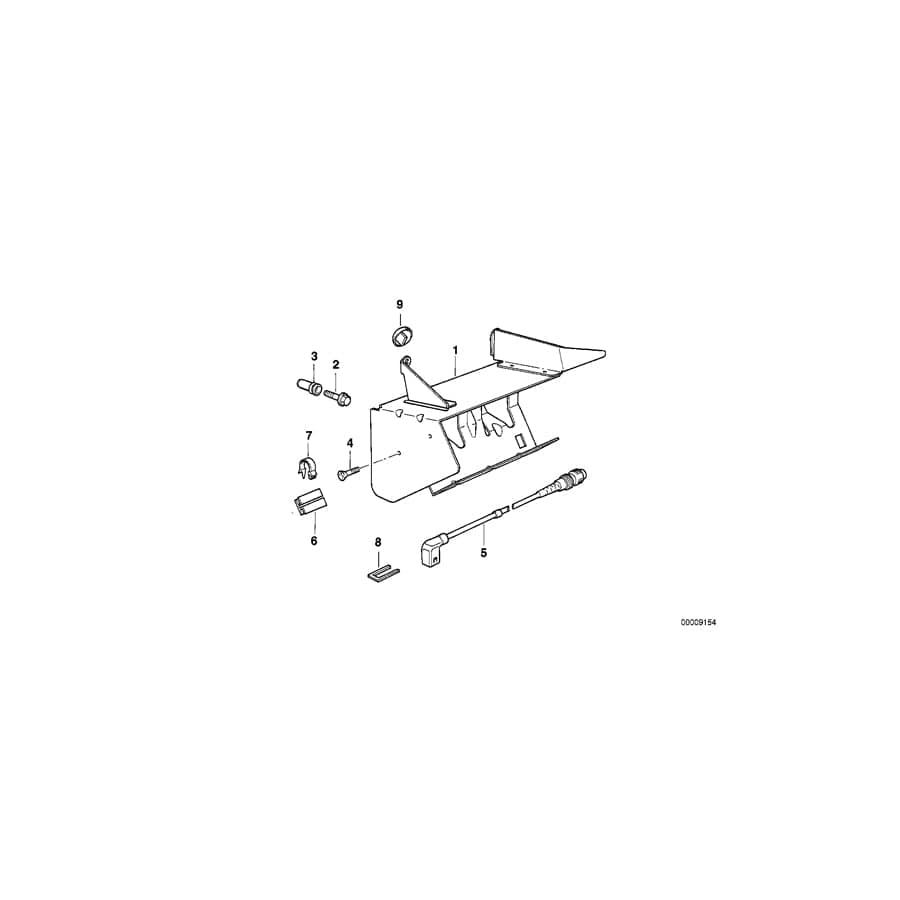 Genuine BMW 65128362100 E36 Covering Cap (Inc. 316i 1.9, 316i 1.6 & 323ti)
