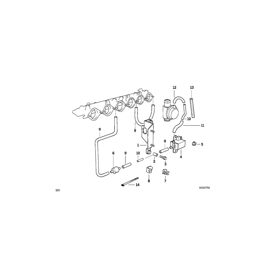Genuine BMW 11721401770 E36 Holder (Inc. M3 & Z3 M)