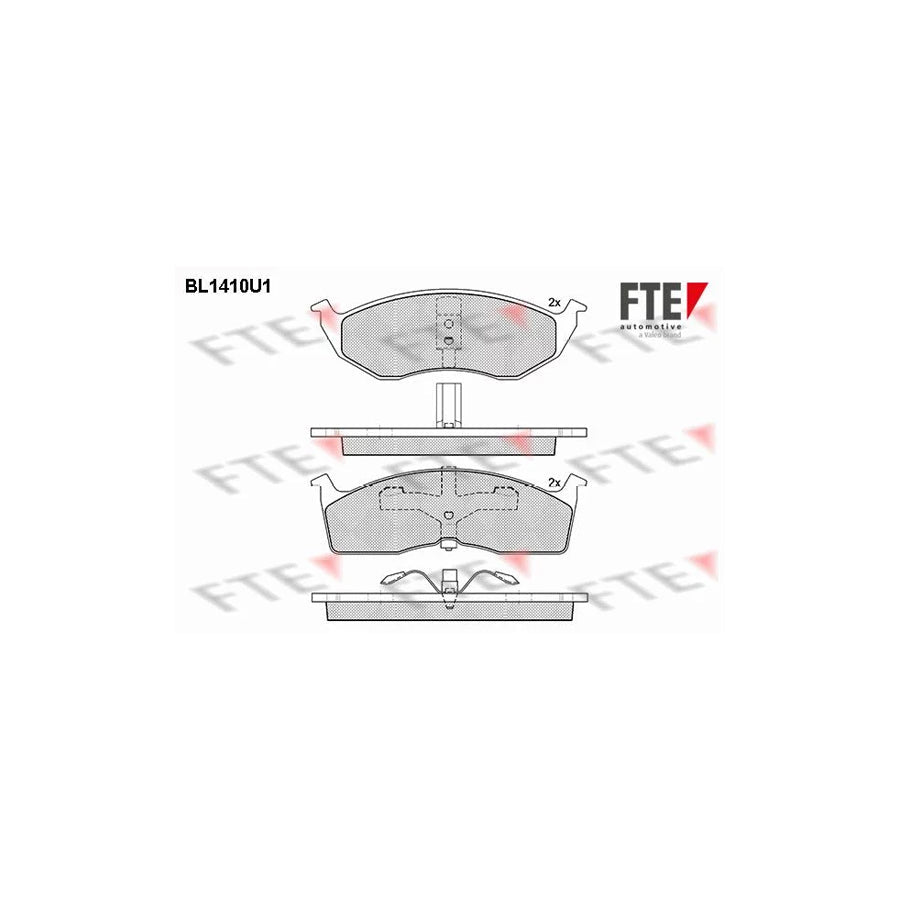 FTE 9010184 Brake Pad Set