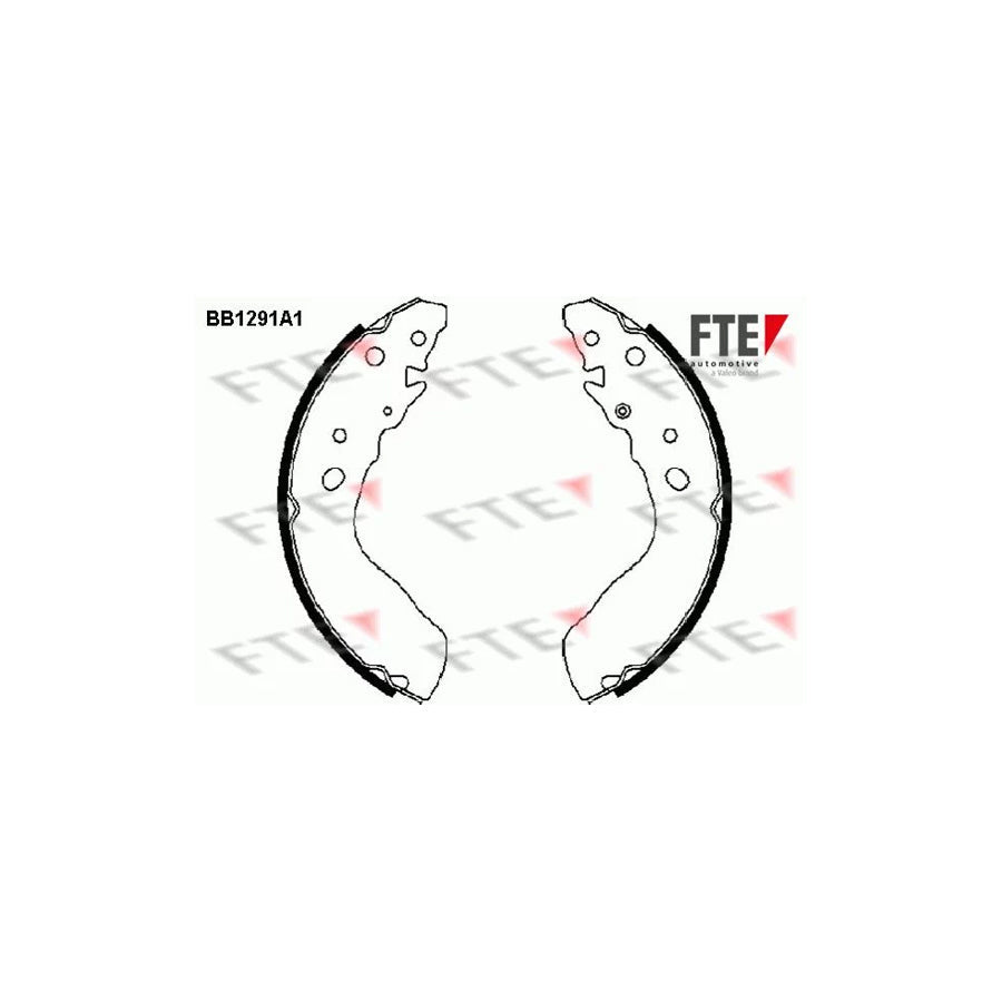FTE 9100063 Brake Shoe Set for Suzuki Vitara