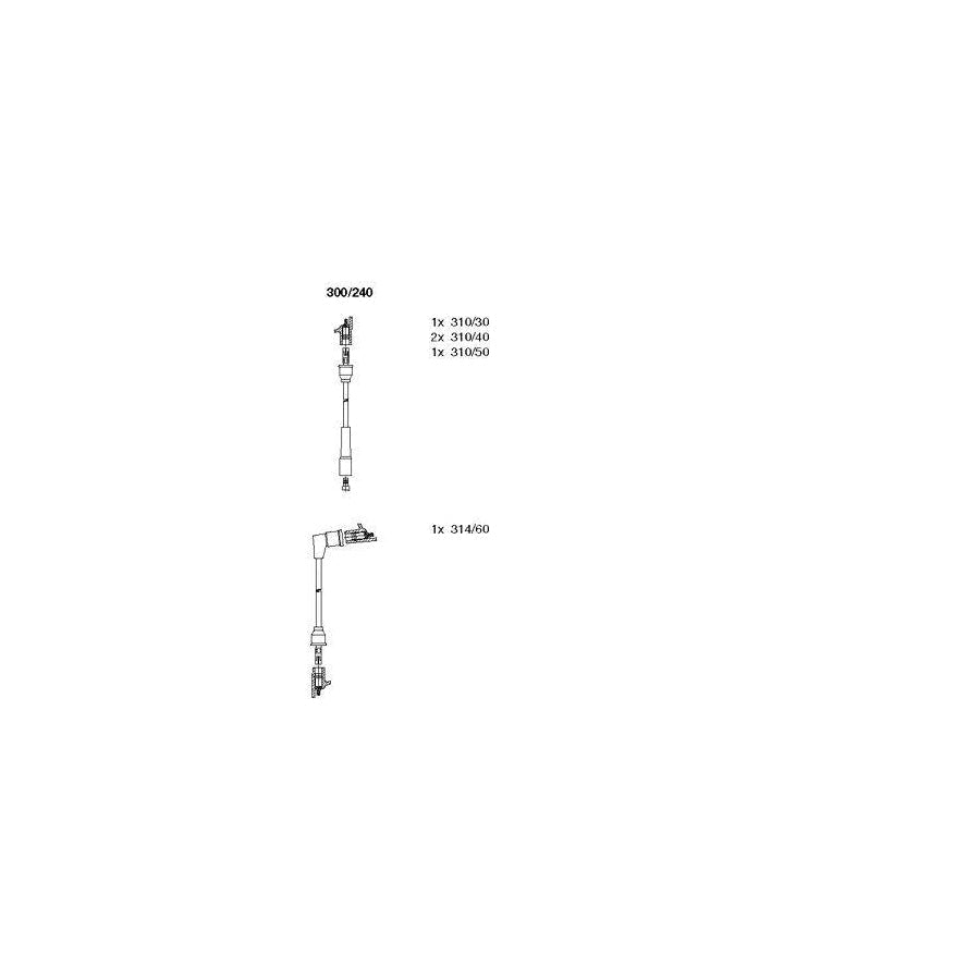 Bremi 300/240 Ignition Cable Kit