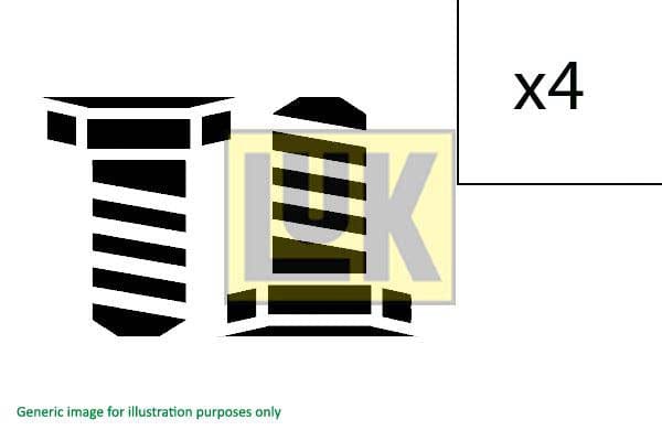 LuK 411 0175 11 Screw Set, Flywheel