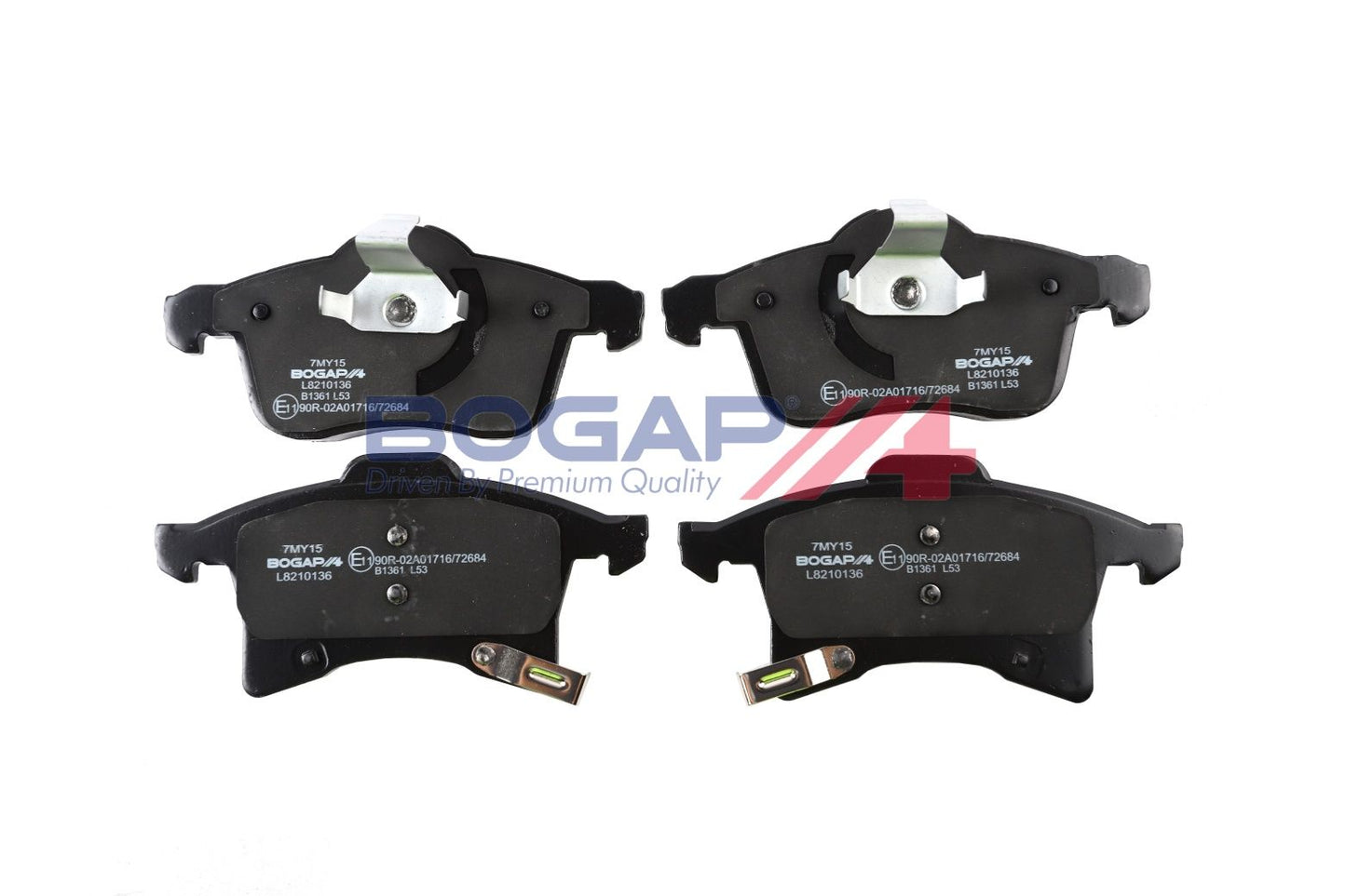 BOGAP L8210136 Brake Pad Set, Disc Brake | ML Performance Car Parts