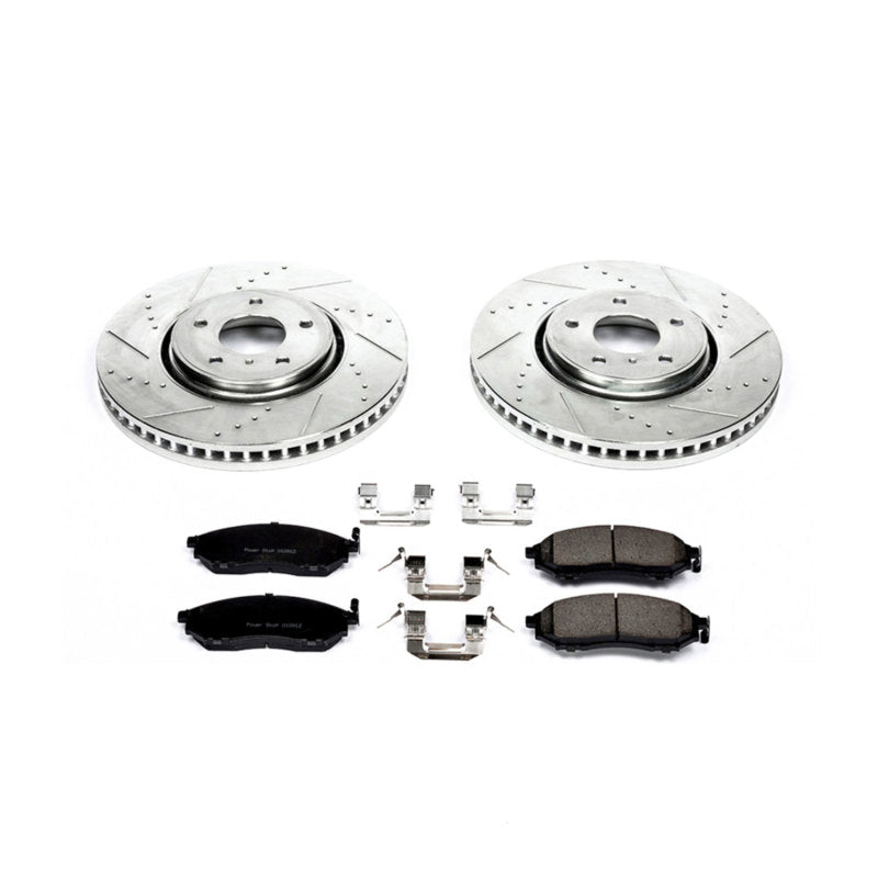 PowerStop Power Stop 05-12 Infiniti FX35 Front Z23 Evolution Brake Kit