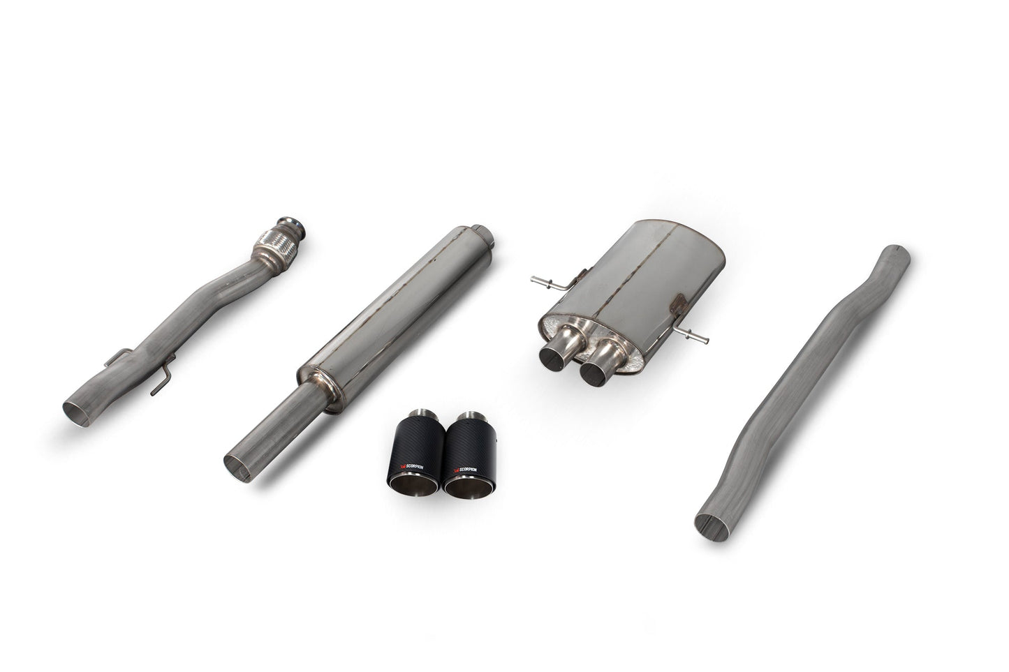 Scorpion SMN011CF Mini Resonated Cat-Back System (Cooper S R56 / R57 / R58 / R59) | ML Performance UK UK