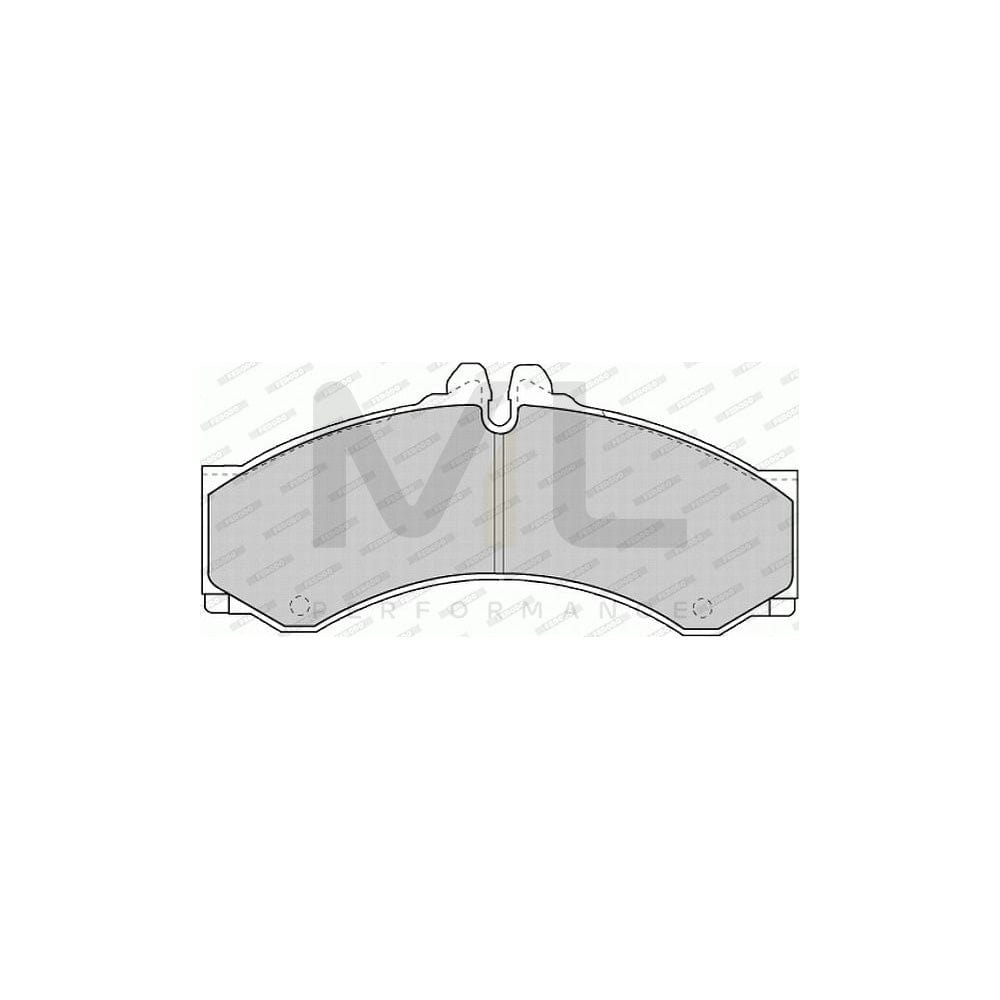 Ferodo Premier FVR1043 Brake Pad Set Prepared for Wear Indicator
